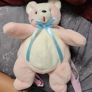 Lazy Oaf PINK backbag teddy bear